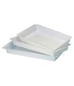 Miniature Plateaux jetables simples et lisses - carton de 400 - 21 x 10