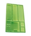 Miniature Plateaux compartimentés - verts - 28 x 18 cm  (400)