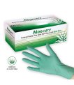 Miniature Gants latex sans poudre à l'aloe - boîte de 100