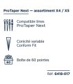 Miniature Pointes de gutta-percha ProTaper Next à cône variable - boîte de 60