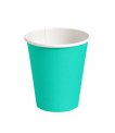 Miniature Gobelets en papier 20 cL - vert turquoise - colis de 3000