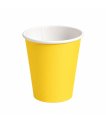 Miniature Gobelets en papier 20 cL - jaune - colis de 3000