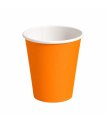 Miniature Gobelets en papier 20 cL - orange - colis de 3000