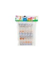 Miniature Sablier orange - lot de 10