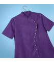 Miniature Blouse femme mauve à usage unique - taille S - lot de 10