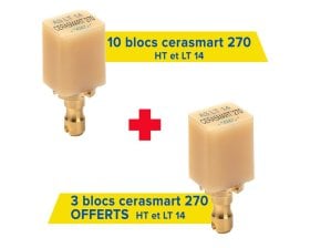 10 boîtes de taille 14 Cerasmart 270 pour Cerec + 3 offertes