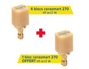 4 boîtes de taille 14 Cerasmart 270 pour Cerec + 1 offerte