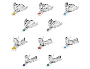Porte-empreintes Inox Perma-Lock Perforés