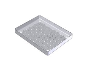 Plateau Inox Perforé 18 X 14