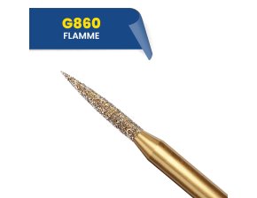 Fraises diamantées flamme G860 (bte de 5)