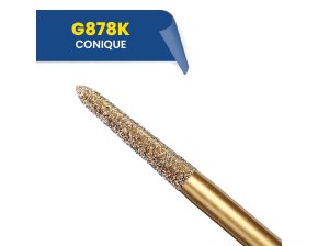 Fraises diamantées coniques G878k (bte de 5)