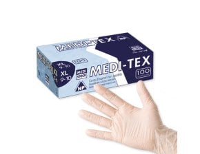 Gants d’examen latex sans poudre Medi-Tex - boîte de 100