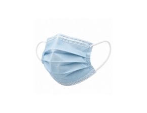 Masques procédural sans latex Crosstex bleus - boîte de 50