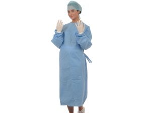 Casaques stériles de Chirurgie avec velcro - lot de 40