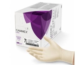 Gants stériles en latex sans poudre Gammex ANSELL - boîte de 50 paires