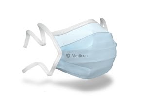 Masque Safemask anti-buée à lanières Medicom - boîte de 50