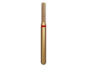 G836R - Fraise diamantée cylindrique bout arrondie (bte de 5)