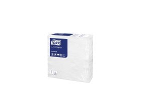 Serviette Lunch 1 pli 30X30cm blanche - 2800 pcs