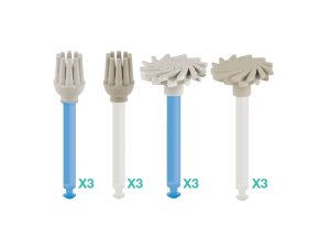 Set de 12 polissoirs hélice - grain fin