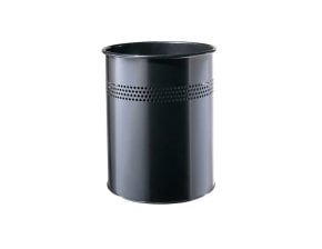 Corbeille A Papier Noire Metal Ajouré 15L