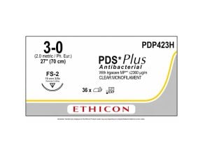 Fil de suture PDS Plus résorbable 3-0 / 70 cm - 19 mm (bte de 36)