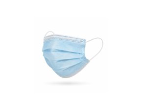 Masque chirurgical bleu à élastiques type IIR - boîte de 50