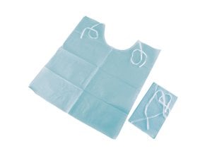 Bavettes à cordons Tie-on bleue (50)
