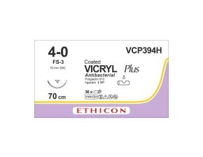 Fil Vicryl Plus violet 3/8 16 mm VCP394H (36)