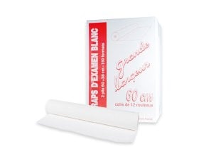 Rouleaux de 150 draps d'examen 60 x 38 (12)