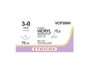 Fil Vicryl Plus violet antibactérien 3/8 (36)