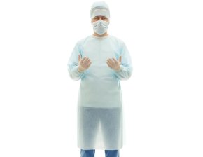 Blouse bleue de protection médicale - l'unité