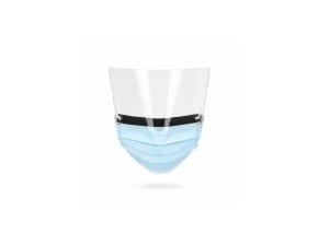 Masque à visière bleu - boîte de 25