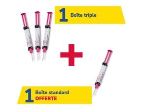 1 boîte triple Ketac Cem Plus Automix + 1 boîte standard Ketac Cem Plus Automix offerte