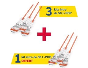 3 boîtes de 50 L-pop 3M Scotchbond Universal Plus + 1 boîte offerte