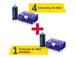 4 cartouches de 48mL Tempsmart DC + 1 offerte