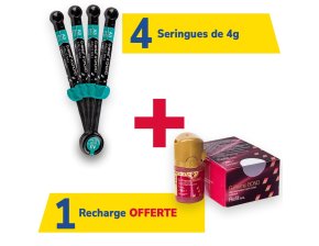 4 seringues de 4g G-aenial A'CHORD + 1 recharge G-Premio BOND offerte