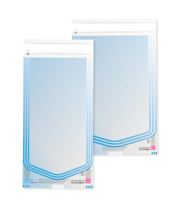 Sachets de stérilisation autocollants - boîte de 200