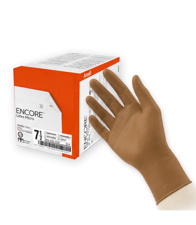 Gants Encore Latex Micro non poudrés - boîte de 50