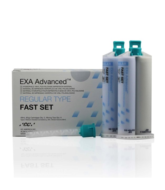 Exa advanced regular fast set 2 x 48 ml