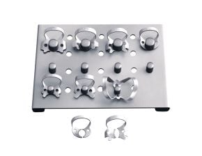 Kit de 11 crampons + plateau autoclavable  