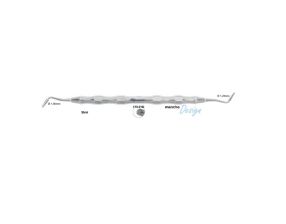Fouloir double Foc strié n°1 manche design