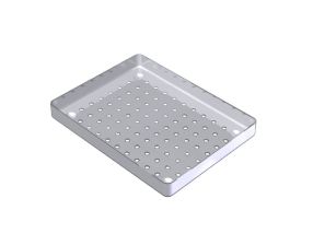 Plateau Inox Perforé 18 X 14