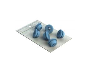 Tubes silicone 2 A 3,5mm bleu (6) 