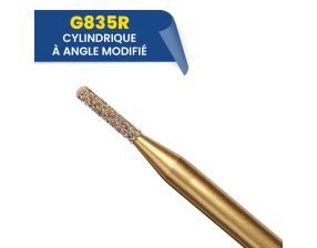 Fraises diamantées cylindriques à angle modifié G835R