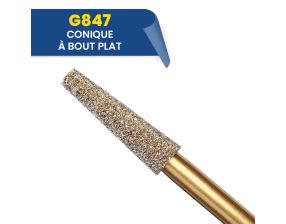 Fraises diamantées coniques G847