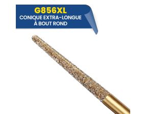 Fraises diamantées coniques extra longue G856XL