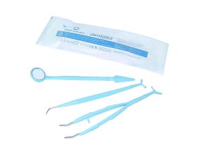 Dental-kit - boîte de 10 kits - sonde + miroir + precelle