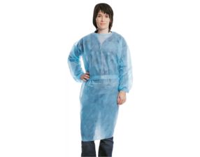 Blouses d'isolation non stériles bleues (50)