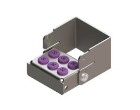 Plug In 6 perforations mauve