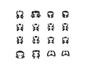 Crampons Rubberdam Noirs